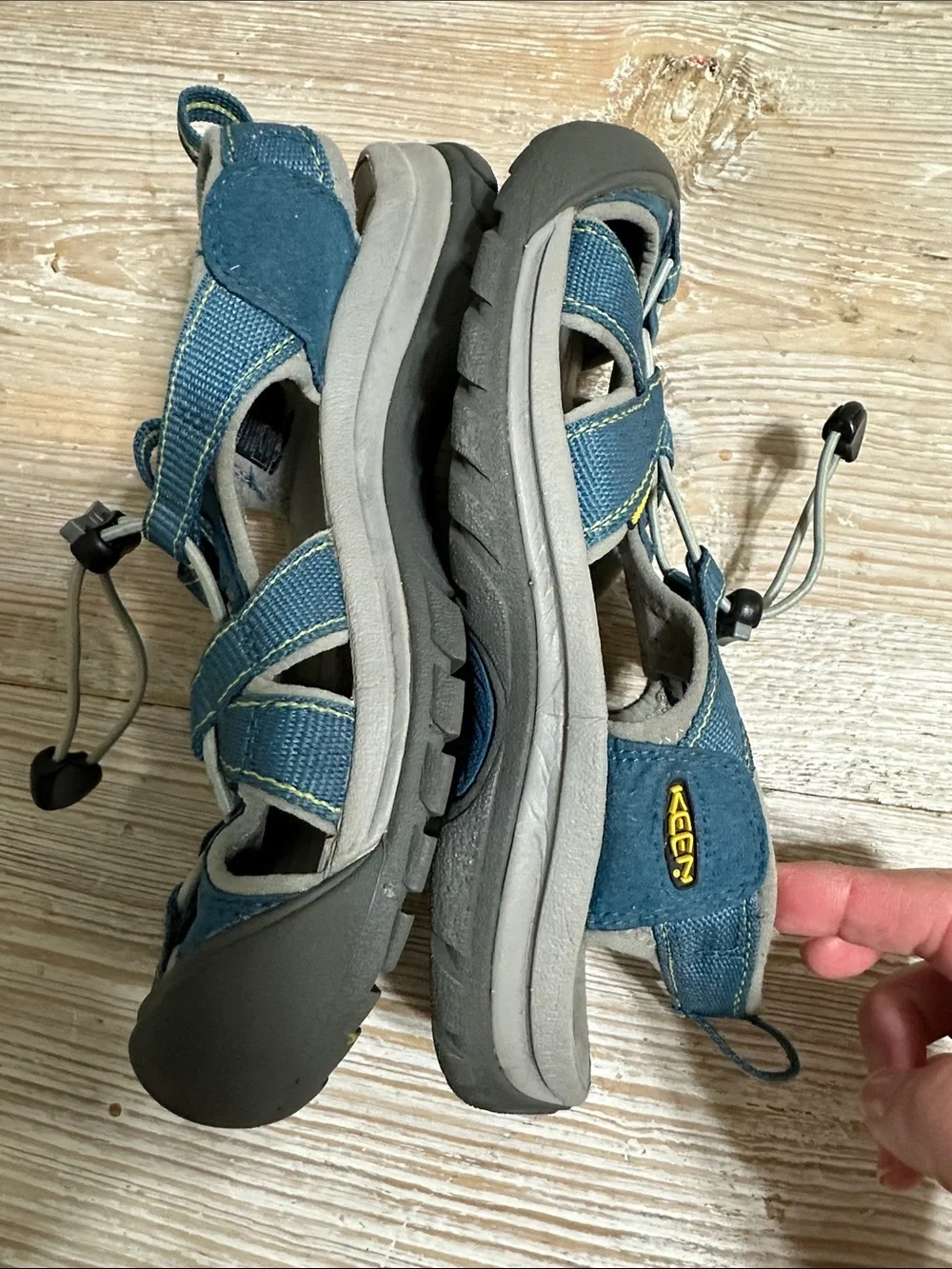 KEEN Venice H2 Sports Sandal Water Hiking Camping Shoe Teal Blue Size 7